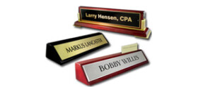 Name Tags, Desk Plates, Door Signs, Facility Signage